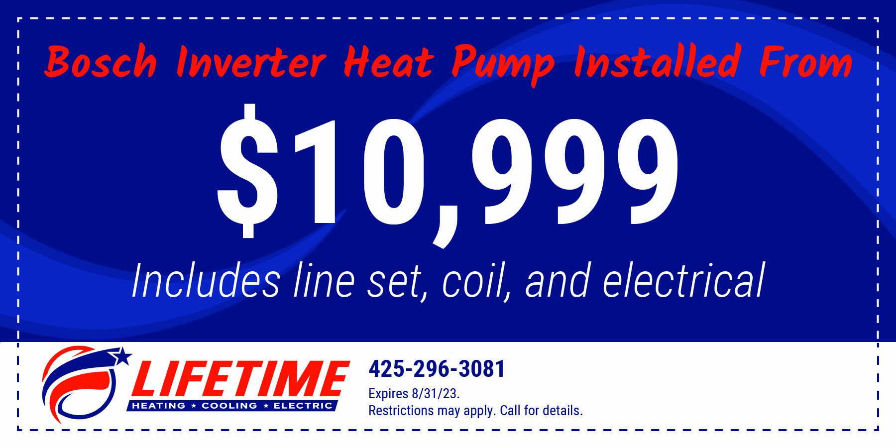 Specials Heating & Cooling Installations & Repairs WA