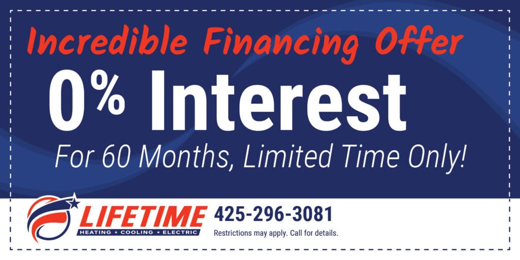 0% interest for 60 months.
