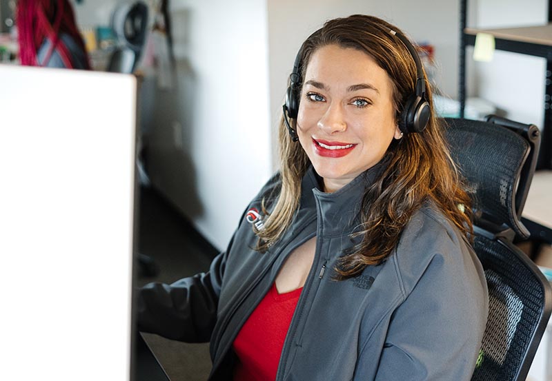 Lifetime customer service representative speaking with customer on the phone.